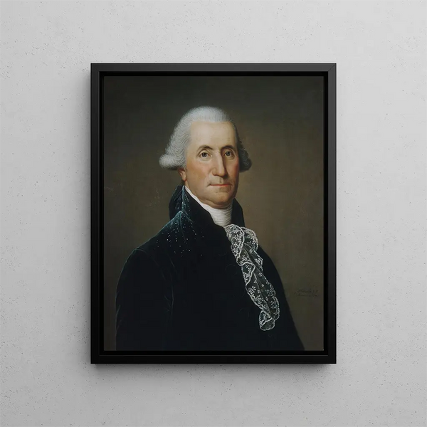 George Washington - Adolph Ulrich Wertmüller — framed artwork on a wall