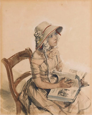 Fräulein Maercker - Adolph von Menzel — artwork view
