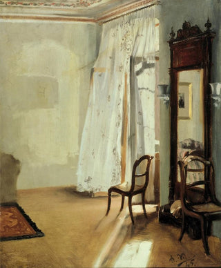 La Chambre du Balcon - Adolph von Menzel — artwork view
