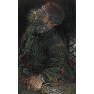 Reproduction of the painting Qui va là - Adolph von Menzel