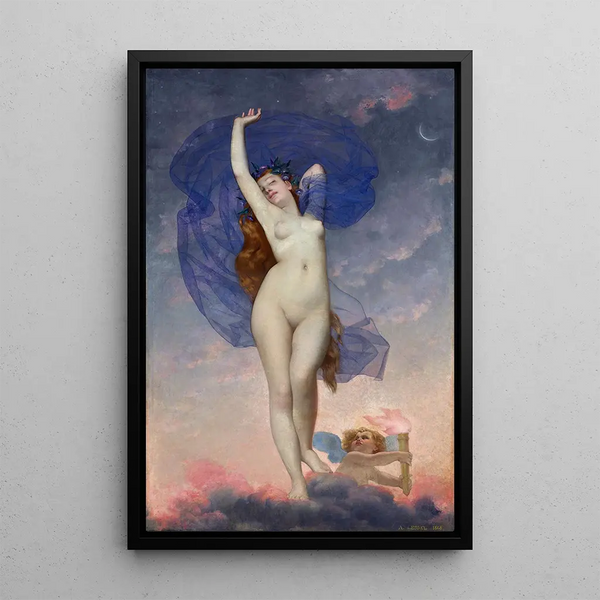L'aurore - Adolphe Alexandre Lesrel — framed artwork on a wall