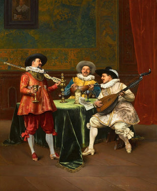The Recital - Adolphe Alexandre Lesrel — artwork view