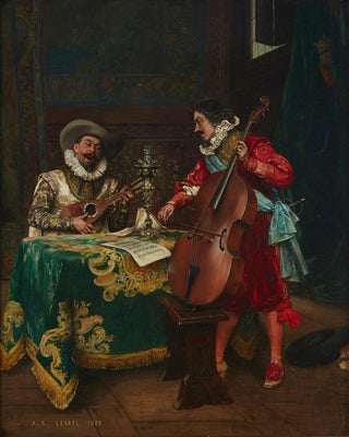 The duo - Adolphe Alexandre Lesrel — artwork view