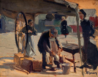 Rémouleur à Passy - Adolphe Ernest Gumery — artwork view