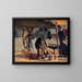 Rémouleur à Passy - Adolphe Ernest Gumery — framed artwork on a wall