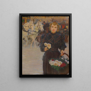 Margot - Adolphe Binet — framed artwork on a wall