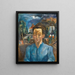 Au Bon Vin De France - Adolphe Feder — framed artwork on a wall