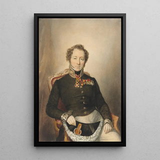 Reproduction of the painting Portrait of an Officer - Adolphe Finck