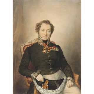 Reproduction of the painting Portrait of an Officer - Adolphe Finck