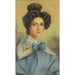 Portea dressed in sky blue - Adolphe Hastrel de Rivedoux — artwork view