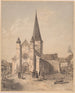 View of the Saint-Adelphe Church in Neuwiller-lès-Saverne - Adolphe Hastrel de Rivedoux — artwork view