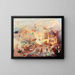 Fantasmagorical scene also called Liberty - Adolphe Léon Willette — framed artwork on a wall