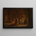 A Forest Celebration - Adolphe Monticelli — framed artwork on a wall