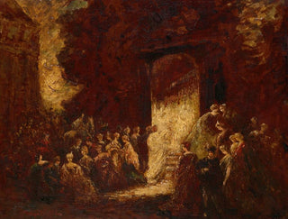 Afternoon Party - Adolphe Monticelli — artwork view