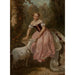 La fillette et la chèvre - Adolphe Monticelli — artwork view