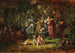 Round of love in a park landscape - Adolphe Monticelli — artwork view