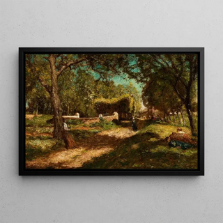 Adolphe Monticelli - Paysage anim de petits personnages.webp