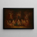 People in Louis XV costumes - Adolphe Monticelli — framed artwork on a wall