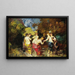 Six bathers - Adolphe Monticelli — framed artwork on a wall