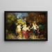 Six Bathers - Adolphe Monticelli — framed artwork on a wall