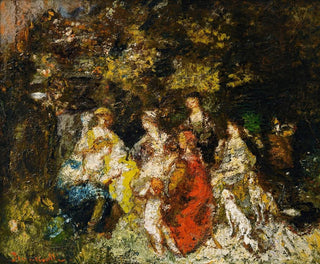 The Decameron - Adolphe Monticelli — artwork view