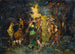 La Réunion de Chasse - Adolphe Monticelli — artwork view