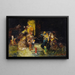 La rencontre - Adolphe Monticelli — framed artwork on a wall