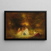 Women bathing - Adolphe Monticelli — framed artwork on a wall