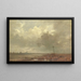 River View at Sunset - Adolphe Mouilleron — framed artwork on a wall