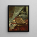 Still life with bagpipe - Adolphe Mouilleron — framed artwork on a wall