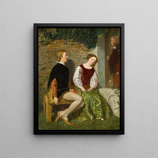 Slenders courtise Ann Page - Adolphus M. Madot — framed artwork on a wall