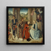 Adoration of the Magi - Anonymous — framed artwork on a wall