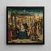 Adoration of the Magi - Anonymous — framed artwork on a wall