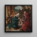 Adoration of the Shepherds - Hans Leonhard Schufelein — framed artwork on a wall