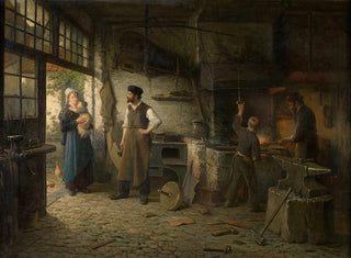 The Farrier - Adriaan Ferdinand De Braekeleer — artwork view