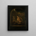 Cuisine par lamplight - Adriaan Meulemans — framed artwork on a wall