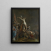 Elevation of the Cross - Adriaen Backer — framed artwork on a wall
