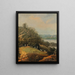 A river landscape with a ruin and figures - Adriaen Bloemaert — framed artwork on a wall