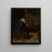 An Old Man in a Tavern - Adriaen Brouwer — framed artwork on a wall