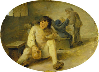 Drunken Peasant - Adriaen Brouwer — artwork view
