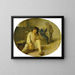 Drunken Peasant - Adriaen Brouwer — framed artwork on a wall