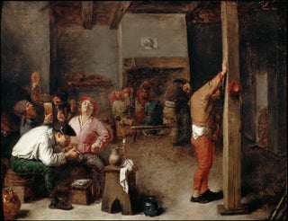Interior of a Tavern - Adriaen Brouwer — artwork view