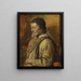 Old artisan painting - Adriaen Brouwer — framed artwork on a wall