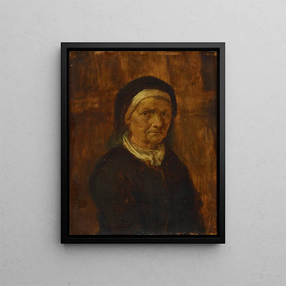 Old - Adriaen Brouwer — framed artwork on a wall