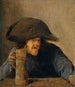 Peasant with bicorne and mug - Adriaen Brouwer — artwork view