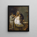 L'opération du dos - Adriaen Brouwer — framed artwork on a wall