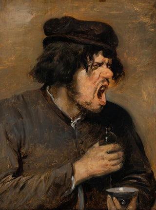 The bitter potion - Adriaen Brouwer — artwork view