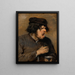 The bitter potion - Adriaen Brouwer — framed artwork on a wall
