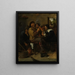 The smokers - Adriaen Brouwer — framed artwork on a wall