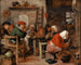 Woman preparing crepes - Adriaen Brouwer — artwork view
